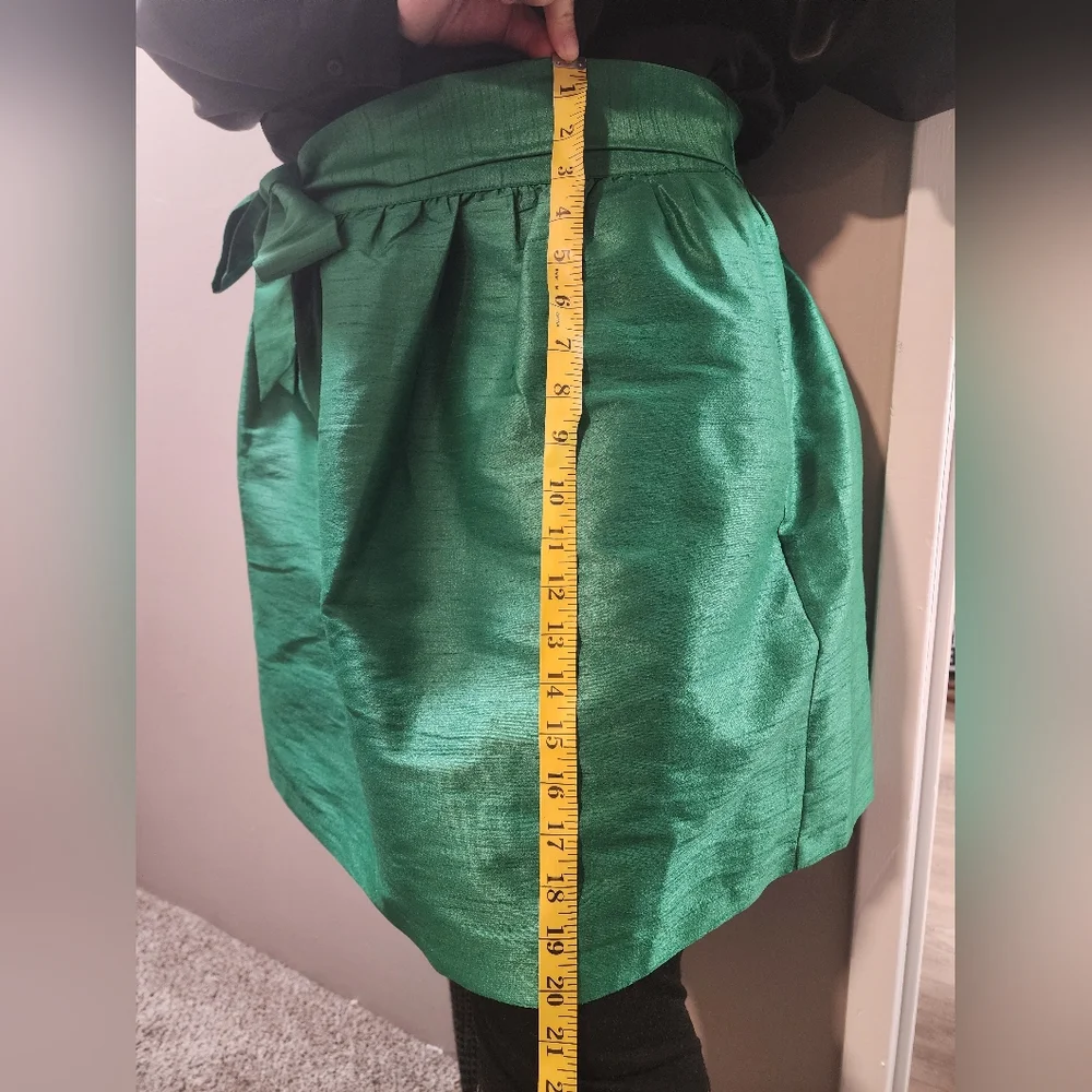 Crown & Ivy green taffeta skirt - Picture 6 of 13
